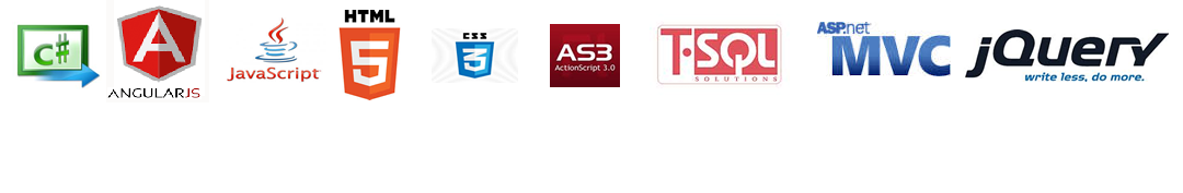 technologies-c#-vb-javascript-html5-css3-flex-as3-tsql-jquery-mvc